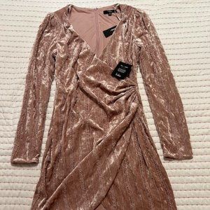 Pink Velvet Dress